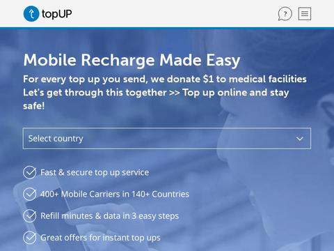 Topup.Com Coupons and Promo Code