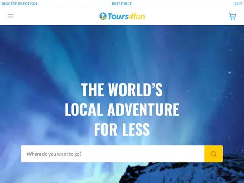 Tours4Fun Coupons and Promo Code