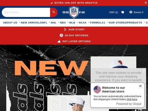 Usasports.co.uk Coupons and Promo Code
