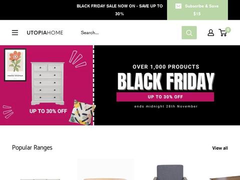 utopiahome Coupons and Promo Code
