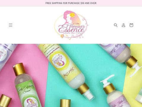 Vanessa's Essence Natural Hair Care Coupons and Promo Code