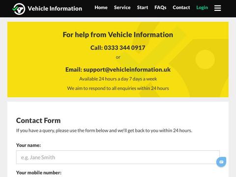 Vehicleinformation.Uk Coupons and Promo Code
