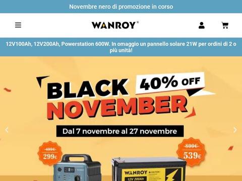 Wanroy.it Coupons and Promo Code