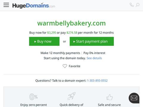 Warm Belly Bakery Coupons and Promo Code