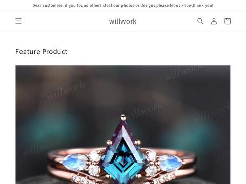 Willwork Jewelry Coupons and Promo Code