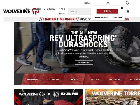 Wolverine Coupons and Promo Code