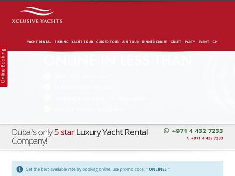 Xclusiveyachts.Com Coupons and Promo Code