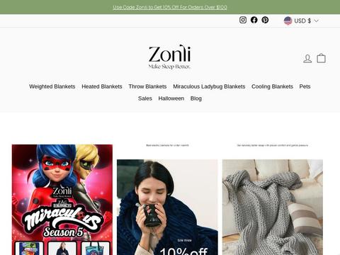 Zonli home Coupons and Promo Code