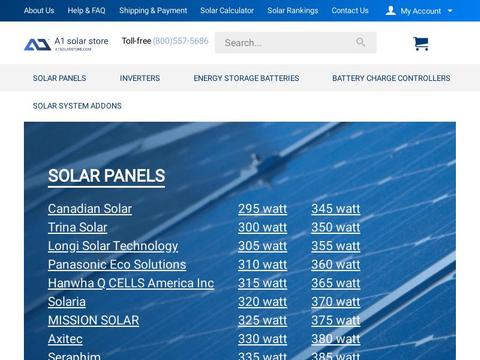 A1Solarstore.Com Coupons and Promo Code