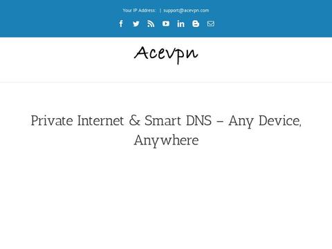 Acevpn.com Coupons and Promo Code