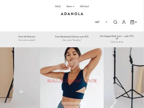 Adanola.Com Coupons and Promo Code