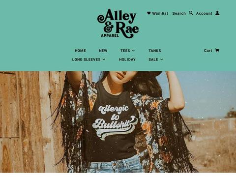 Alley And Rae Coupons and Promo Code