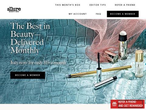 Allure Beauty Box Coupons and Promo Code