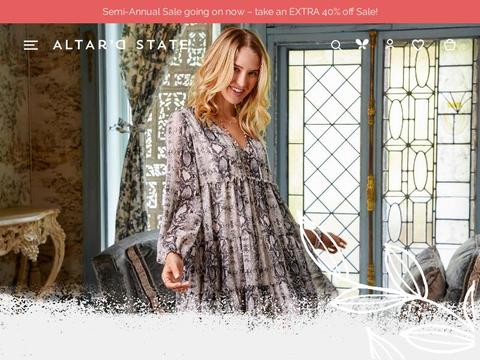 Altar'd State Coupons and Promo Code