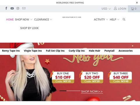 Amazingbeautyhair.com Coupons and Promo Code