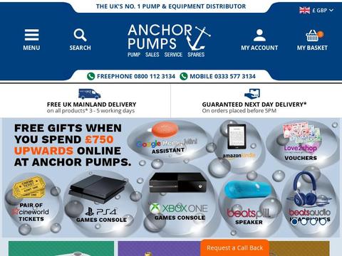 Anchorpumps.Com Coupons and Promo Code
