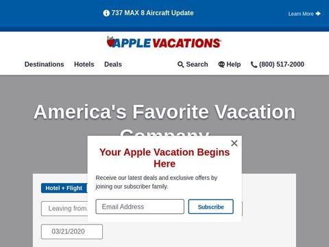 Applevacations.Com Coupons and Promo Code