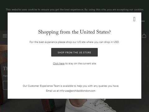 Archibald London Coupons and Promo Code