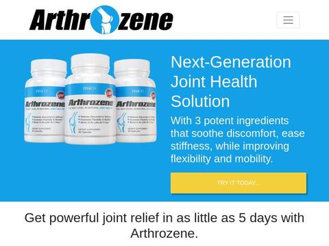 Arthrozene.Com Coupons and Promo Code