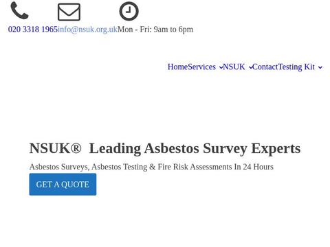 Asbestos Surveys Coupons Asbestos Surveys Coupons and Promo Code