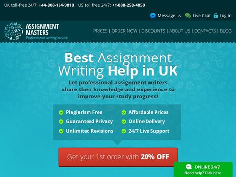 Assignmentmasters.Co.Uk Coupons and Promo Code