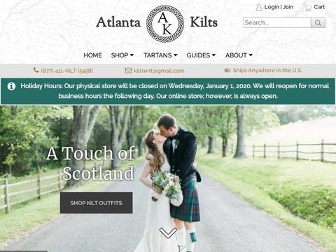Atlanta Kilts Coupons and Promo Code
