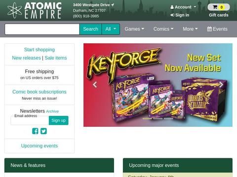 Atomicempire.Com Coupons and Promo Code