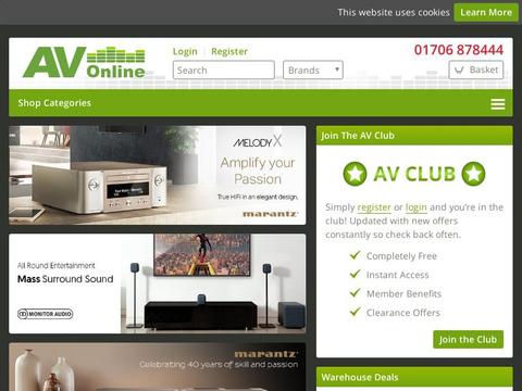 Audiovisualonline.Co.Uk Coupons and Promo Code
