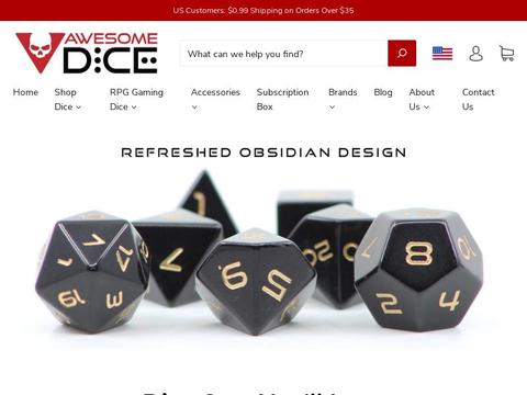 Awesome Dice Coupons and Promo Code