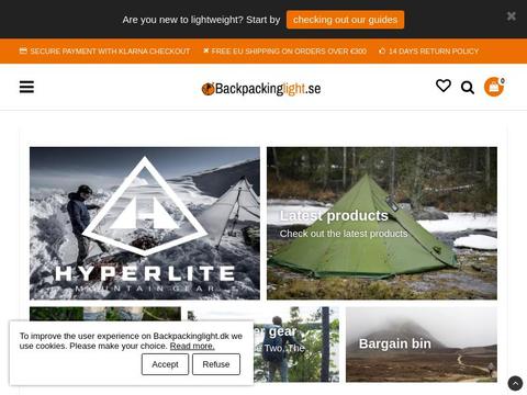 Backpackinglight.Dk Coupons and Promo Code