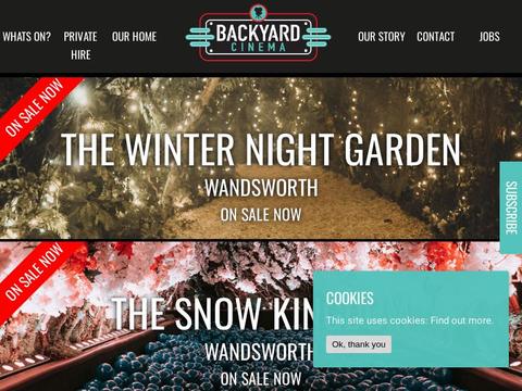 Backyardcinema.Co.Uk Coupons and Promo Code