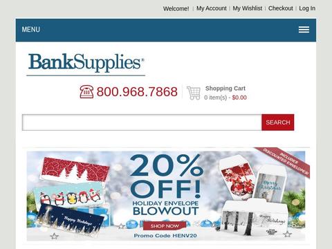 Banksupplies.Com Coupons and Promo Code