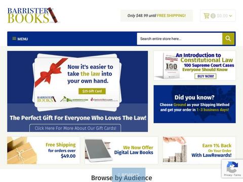 Barristerbooks.Com Coupons and Promo Code