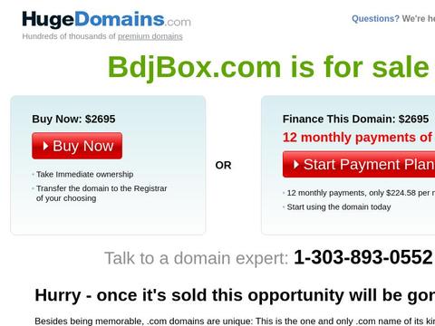 Bdjbox.Com Coupons and Promo Code