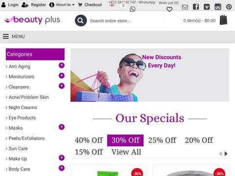 Beauty-Plus-Shop.Com Coupons and Promo Code