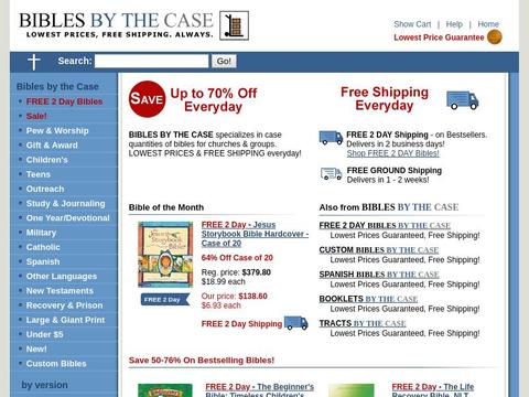 Bibles By The Case Coupons and Promo Code