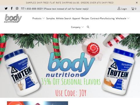 Body Nutrition Coupons and Promo Code