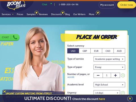 Boomessays.Com Coupons and Promo Code