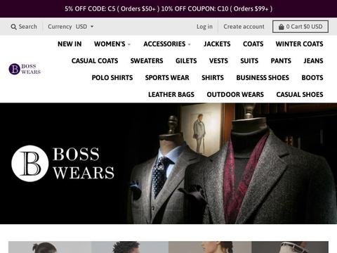 Bosswears.Com Coupons and Promo Code
