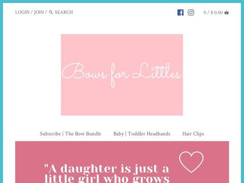 Bows For Littles Coupons and Promo Code