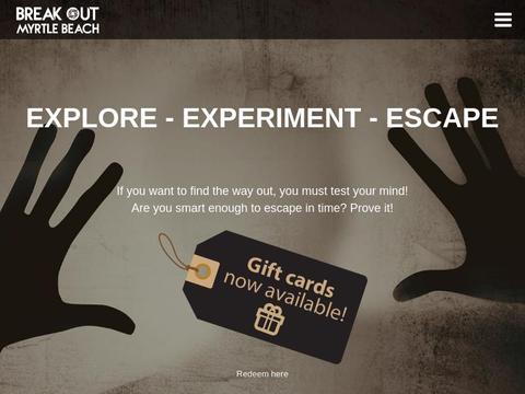 Breakout Myrtle Beach Coupons and Promo Code