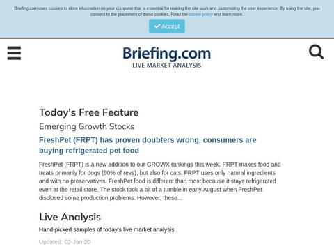 Briefing.Com Coupons and Promo Code