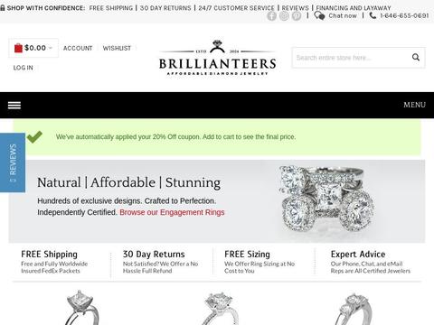 Brillianteers.Com Coupons and Promo Code