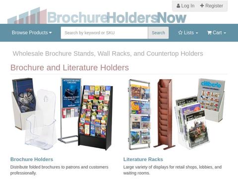 Brochure Holders Now Coupons and Promo Code