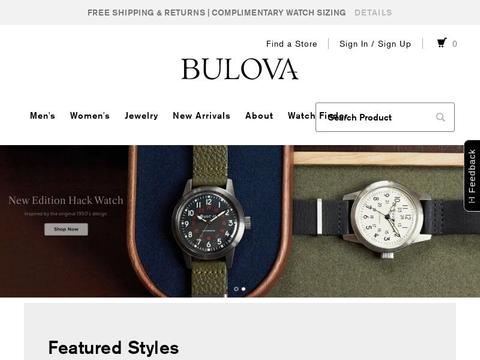 Bulova.Com Coupons and Promo Code