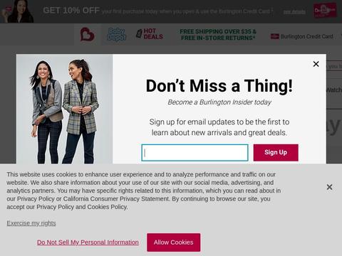 Burlingtoncoatfactory.Com Coupons and Promo Code
