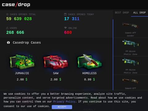 Casedrop.Com Coupons and Promo Code
