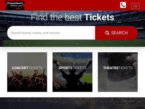Cheap Seats Online Coupons and Promo Code