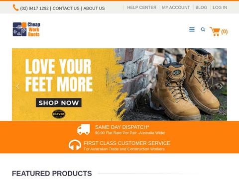 Cheapworkboots.Com.Au Coupons and Promo Code