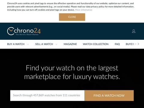 CHRONO24 Coupons and Promo Code